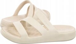 Crocs Crocs Getaway Strappy Sandal W 209587-160 Beżowe 38/39. Brązowe sandały damskie Crocs, bez wzorów, bez obcasa, bez zapięcia. Za 157.33 zł.