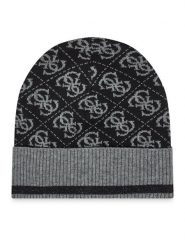 Guess Czapka AW9979 WOL01 Czarny. Czarne czapki i kapelusze damskie Guess, na zimę, z aplikacjami, z materiału. Za 169.99 zł.