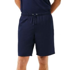Lacoste Shorts. Niebieskie koszulki sportowe męskie Lacoste, bez wzorów, bez kołnierzyka, bez ramiączek, tenisowe. Za 241.10 zł.