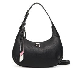 Torebka KARL LAGERFELD. Czarne torebki do ręki damskie KARL LAGERFELD, bez wzorów, klasyczne, bez dodatków. Za 549.99 zł.