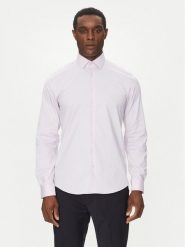 Calvin Klein Koszula K10K114298 Fioletowy Slim Fit. Fioletowe koszule męskie Calvin Klein, m, bez wzorów, z bawełny, biznesowe, bez kołnierzyka, bez ramiączek. Za 199.99 zł.
