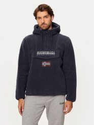 Napapijri Polar T-Burgee NP0A4I5D Granatowy Regular Fit. Niebieskie bluzy męskie Napapijri, l, bez wzorów, z polaru, bez kaptura. Za 599.99 zł.