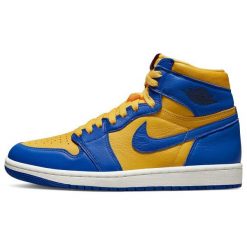 Buty do chodzenia damskie Nike Air Jordan 1 Retro High Og. Niebieskie obuwie sportowe damskie Nike, bez wzorów, z gumy, do koszykówki, Nike Air Jordan. Za 748.00 zł.