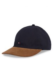 Tommy Hilfiger Czapka z daszkiem Th Flag Herringbone 6 Panel Cap AM0AM13385 Granatowy. Niebieskie rękawiczki męskie Tommy Hilfiger, bez wzorów, z bawełny. Za 189.99 zł.