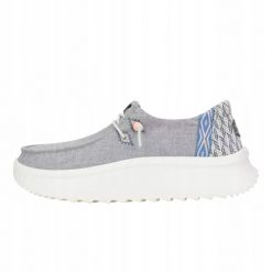 HEYDUDE Damskie Mokasyny Wendy Peak Chambray Woven. Niebieskie mokasyny damskie Hey dude, z materiału. Za 289.00 zł.
