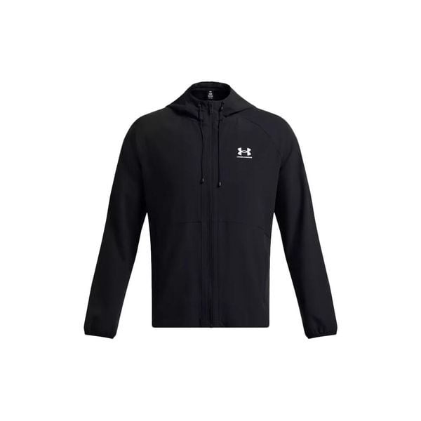 Kurtka przeciwdeszczowa Under Armour Stretch Woven. Białe kurtki męskie Under Armour, s, bez wzorów, z materiału, z kapturem. Za 352.50 zł.