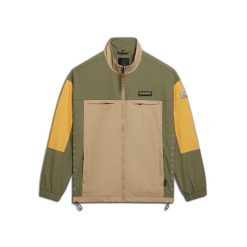 Kurtka Napapijri Boyd. Zielone kurtki męskie Napapijri, s, z aplikacjami, z materiału, eleganckie, bez kaptura. Za 577.50 zł.