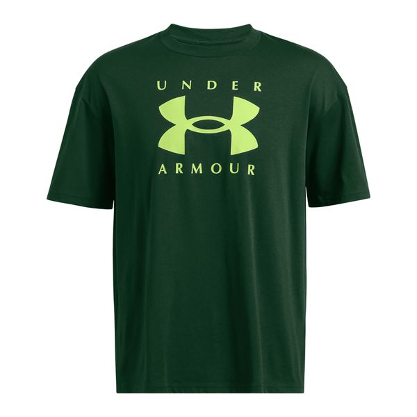 Koszulka męska Under Armour HW OS Branded. Zielone buty sportowe męskie Under Armour, bez zapięcia, na fitness i siłownię. Za 129.99 zł.