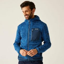 Bluza męska rozsuwana z kapturem Alven. Niebieskie bluzy męskie Regatta, m, bez wzorów, z dzianiny, z kapturem. W wyprzedaży za 229.99 zł.