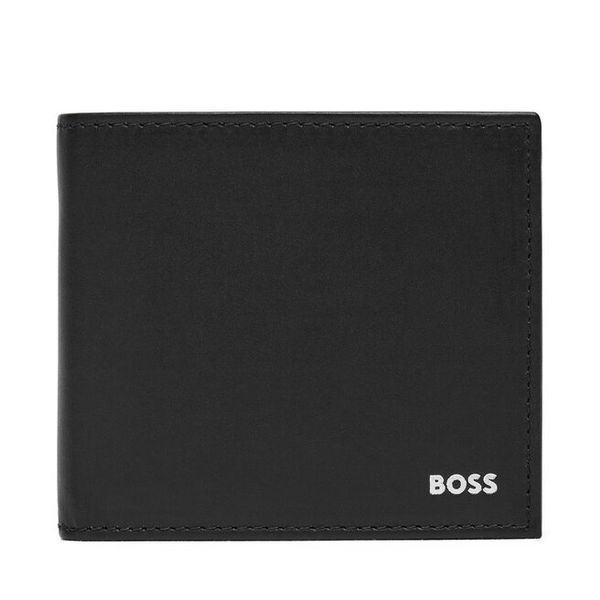 Portfel BOSS. Czarne portfele męskie Boss, bez wzorów. Za 275.99 zł.
