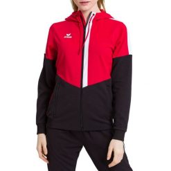 Damska kurtka z kapturem Erima Training. Czarne bluzy sportowe damskie Erima, xs, bez wzorów, z kapturem, na fitness i siłownię. W wyprzedaży za 174.15 zł.