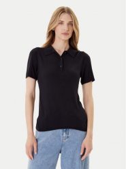 Calvin Klein Sweter LV044C341G Czarny Regular Fit. Czarne swetry damskie Calvin Klein, xxs, bez wzorów, z wiskozy, bez kołnierzyka, bez ramiączek, bez kaptura. Za 289.99 zł.