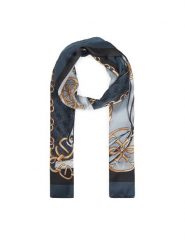 Guess Szal AW5339 POL03 Szary. Szare czapki i kapelusze damskie Guess, z aplikacjami, z materiału. Za 219.99 zł.
