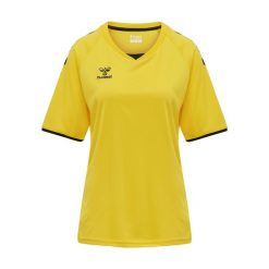 Koszulka damska Hummel hmlhmlCORE volley. Żółte koszulki sportowe damskie Hummel, xl, bez wzorów, bez kołnierzyka, bez ramiączek, do piłki nożnej. Za 144.00 zł.