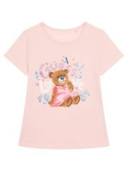 Guess T-Shirt K6RI03 K6YW4 Różowy Regular Fit. Czerwone t-shirty i topy dla dziewczynek Guess, z aplikacjami, z bawełny, bez ramiączek. Za 99.99 zł.