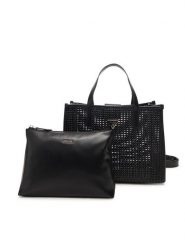 Guess Torebka Brigitta HWWZ72 06230 Czarny. Czarne torebki do ręki damskie Guess, z aplikacjami, ze skóry, bez dodatków. Za 579.99 zł.