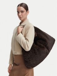 Liu Jo Torebka AF6194 E1168 Brązowy ciemny. Brązowe torebki do ręki damskie Liu Jo, bez wzorów, z materiału, bez dodatków. Za 499.99 zł.