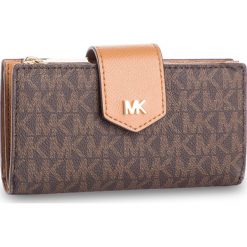 Duży Portfel Damski MICHAEL MICHAEL KORS - Money Pieces 32T9GF6F2B Brn/Acorn. Brązowe portfele damskie marki MICHAEL Michael Kors, bez wzorów, ze skóry ekologicznej. Za 429.00 zł.