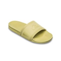 Sandały dla Mężczyzn DOCKYARD. Brązowe sandały męskie Quiksilver, z materiału, bez zapięcia. Za 159.99 zł.