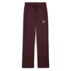 Spodnie sportowe damskie Puma T7. Czerwone spodnie dresowe damskie Puma, l, bez wzorów, z dresówki. Za 318.00 zł.