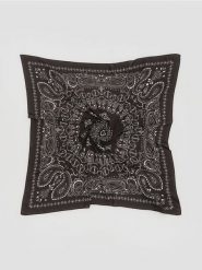 Wzorzysta apaszka z wiskozy - ciemnobrązowy. Brązowe szaliki i chusty damskie Reserved, bez wzorów, z wiskozy. Za 49.99 zł.