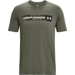 Koszulka sportowa męska Under Armour Camo Chest Stripe. Białe buty sportowe męskie Under Armour, z bawełny, bez zapięcia, na fitness i siłownię. Za 211.00 zł.
