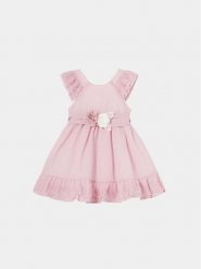 Mayoral Sukienka elegancka 1903 Różowy Regular Fit. Czerwone sukienki dla dziewczynek Mayoral, bez wzorów, z syntetyku, eleganckie, bez ramiączek. Za 189.99 zł.