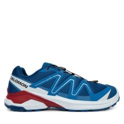 Trekkingi Salomon. Niebieskie trekkingi męskie Salomon, trekkingowe. Za 549.99 zł.