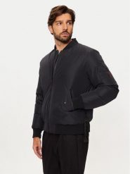 After Label Kurtka bomber Francoforte A00005 Czarny Regular Fit. Czarne kurtki męskie After Label, m, bez wzorów, z syntetyku, bez kaptura. Za 1,779.00 zł.