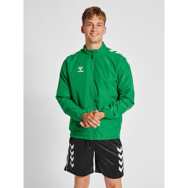 Kurtka Hummel Micro Zip. Czerwone kurtki damskie Hummel, xl, bez wzorów, z materiału, bez kaptura. Za 174.10 zł.