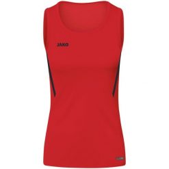 Dziewczęca koszulka typu tank top Jako top Challenge. Czarne t-shirty i topy dla dziewczynek Jako, bez wzorów, z materiału, bez ramiączek. Za 155.50 zł.