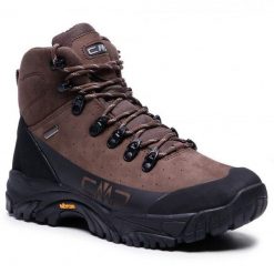 Buty trekkingowe męskie CMP Dhenieb WP. Brązowe trekkingi męskie CMP, za kostkę. Za 487.99 zł.