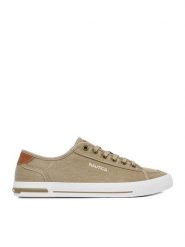 Nautica Tenisówki CWBEO-LANDMAN-01 Khaki. Brązowe trampki męskie Nautica, bez wzorów, z materiału, bez zapięcia. Za 149.99 zł.