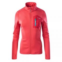 Damska Bluza Polarowa Emino Polartech Fleece Jacket. Czerwone bluzy sportowe damskie ELBRUS, m, bez wzorów, z polaru, bez kaptura, trekkingowe. Za 295.99 zł.