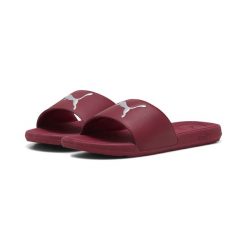 Damskie klapki sportowe Cool Cat 2.0 PUMA. Czerwone klapki damskie Puma, bez wzorów, z materiału, sportowe, bez obcasa. Za 109.00 zł.