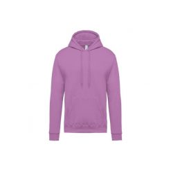 Bluza z kapturem Kariban. Fioletowe bluzy męskie KARIBAN, m, bez wzorów, z kapturem. Za 175.00 zł.