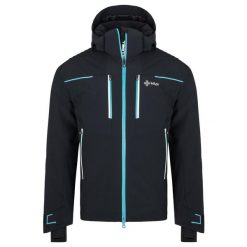 Męska kurtka narciarska Kilpi TEAM JACKET -M. Czarne kurtki męskie Kilpi, na zimę, m, bez wzorów, z nylonu, sportowe, bez kaptura. Za 1,248.29 zł.