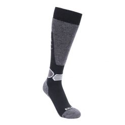 Skarpety Narciarskie Unisex Dla Dorosłych Anselm DLX. Czarne skarpety damskie Trespass, bez wzorów, z elastanu. Za 77.99 zł.