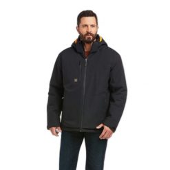 Kurtka wodoodporna Ariat Rebar Storm Fighter 2.0 H2O. Czarne kurtki męskie Ariat, xl, bez wzorów, z elastanu, bez kaptura. Za 752.00 zł.