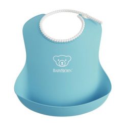 Babybjörn Śliniak Baby Z Kieszonką, Turkusowy. Śliniaki dla dzieci BABYBJORN. Za 49.00 zł.