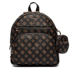 Plecak Guess. Brązowe plecaki damskie Guess, z aplikacjami. Za 669.99 zł.