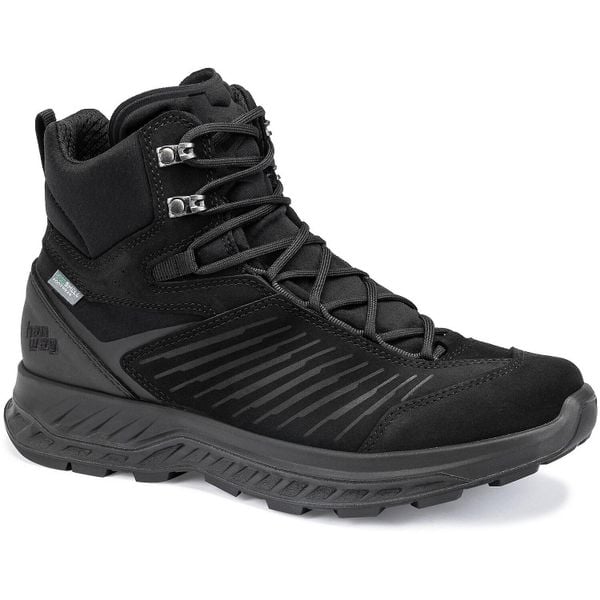 Buty do chodzenia męskie Hanwag Blueridge Es. Czarne trekkingi męskie Hanwag, na zimę, za kostkę, trekkingowe. Za 805.00 zł.