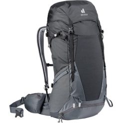 Plecak turystyczny Deuter Futura Pro 42 EL dla wysokich - black. Czarne plecaki damskie Deuter, bez wzorów. Za 1,129.99 zł.
