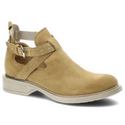 Żółte Botki Lemar Damskie Modne Buty Wiosenne. Żółte botki damskie Lemar, na wiosnę, ze skóry, klasyczne, bez obcasa, na obcasie, bez zapięcia. Za 239.00 zł.