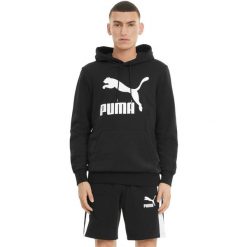 Bluza z kapturem męskie Puma Classics Logo. Białe bluzy męskie Puma, m, bez wzorów, z bawełny, z kapturem. Za 290.00 zł.
