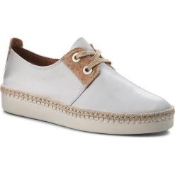 Espadryle TAMARIS - 1-23613-20 Wht Lea/Natura 176. Białe espadryle damskie Tamaris, ze skóry. W wyprzedaży za 189.00 zł.