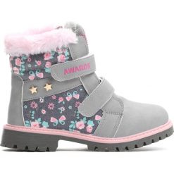Szare Traperki No Calls. Buty zimowe dziewczęce marki Born2be. Za 74.99 zł.