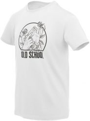 Helikon-Tex T-Shirt (Old school) - Biały. Białe t-shirty męskie HELIKON-TEX, m, bez wzorów, bez kołnierzyka. Za 92.25 zł.