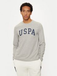 U.S. Polo Assn. Longsleeve MUP2184 Szary Regular Fit. Szare bluzki z długim rękawem męskie U.S. Polo Assn., m, bez wzorów, z bawełny, bez kołnierzyka. Za 129.99 zł.