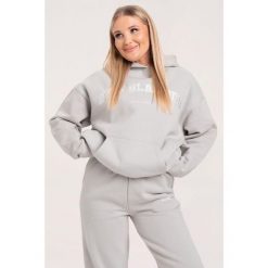 Bluza fitness damska Gym Glamour college. Szare bluzy damskie GYM GLAMOUR, m, bez wzorów, bez kaptura, na fitness i siłownię. Za 199.99 zł.